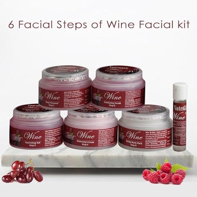 NUTRIGLOW طقم الوجه بالنبيذ (260غ) - Image 4